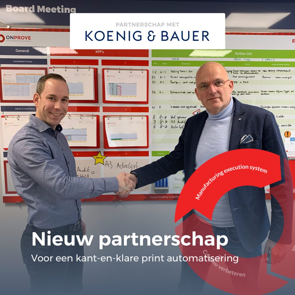 Onprove werkt samen met Koenig & Bauer